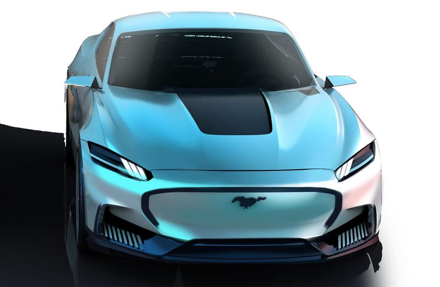 Эскиз Ford Mustang Mach-E X 2020 года  (EU) (фото 30 из 67)